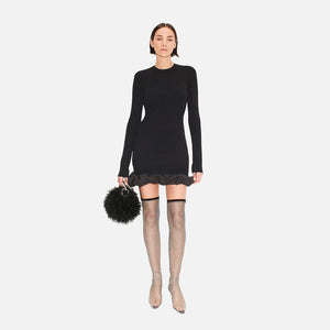 Simon Miller Dress Otto Knit Poplin Combo Dress