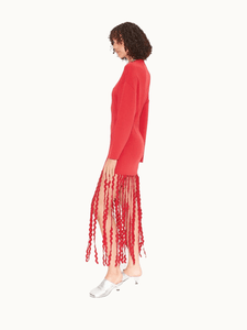 Simon Miller Dress Wallis Knit Fringe Dress