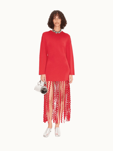 Simon Miller Dress Wallis Knit Fringe Dress