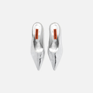 Simon Miller Heels Chrome Pointed Gala Mule