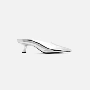 Simon Miller Heels Chrome Pointed Gala Mule