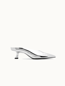 Simon Miller Heels Chrome Pointed Gala Mule