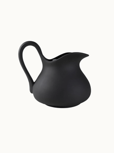 Sir/Madam Table Top Aviary Pitcher in Matte Black