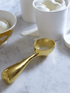 Sir/Madam Table Top Brass Dessert Scoop