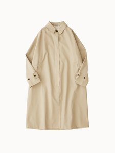 Studio Nicholson Outerwear UK 4 / Tan Holin Coated Cotton Coat