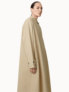 Studio Nicholson Outerwear UK 4 / Tan Holin Coated Cotton Coat