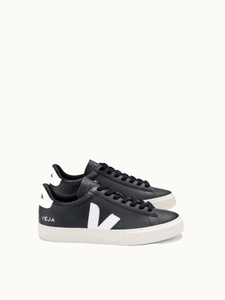 Veja Sneakers Campo Chromefree Leather Black White