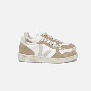 Veja Sneakers V-10 Chromefree Leather Extra-White Natural Sahara