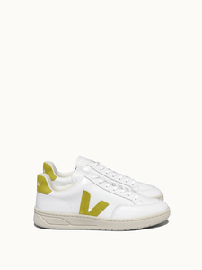 Veja Sneakers V-12 Leather Extra-White Liquor