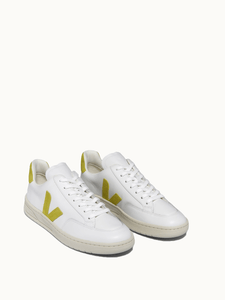 Veja Sneakers V-12 Leather Extra-White Liquor