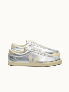 Veja Sneakers Volley Leather Silver Pierre