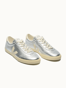 Veja Sneakers Volley Leather Silver Pierre