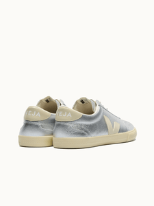 Veja Sneakers Volley Leather Silver Pierre