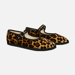 Vibi Venezia Flats Mary Jane Velvet Furlana