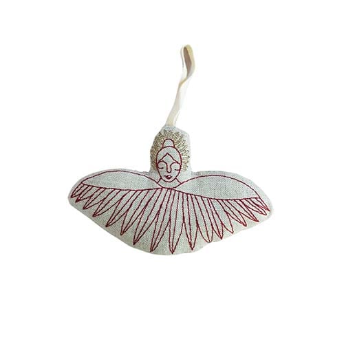 Abierto Ornaments Cupids Bow Lavender Filled Ornament
