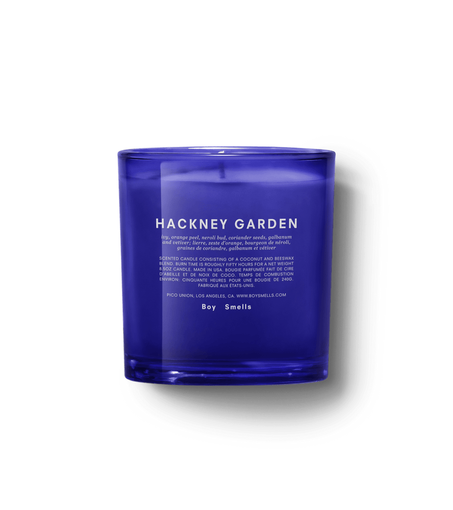 Boy Smells Candles Hackney Garden Candle