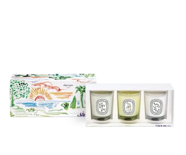 Diptyque Paris Candles Limited Edition Set of 3 - Small Scented Candles