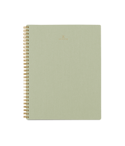 Faire Notebook Notebook - Tea Green - Grid