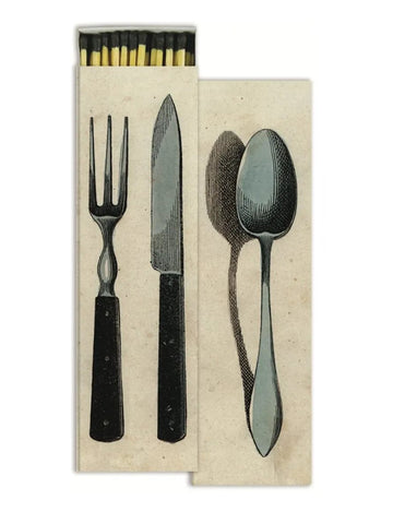 John Derian Candle Accessory Matchbox - Silverware