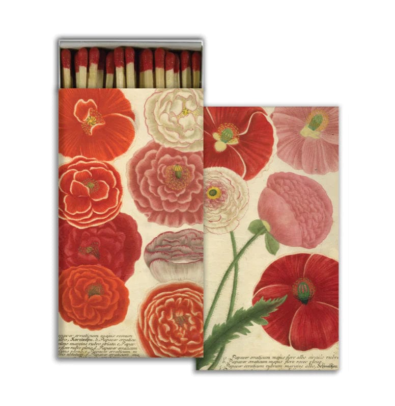 John Derian Candle Accessory Poppies - Matchbox