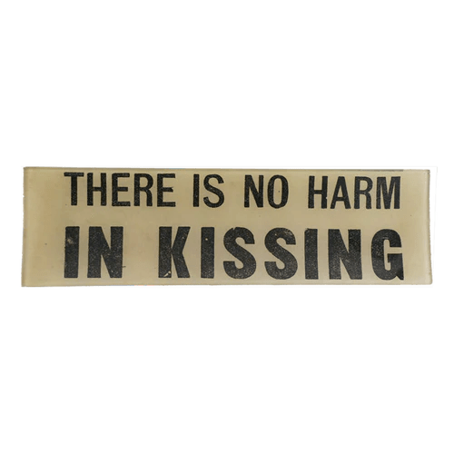 John Derian Tabletop There's No Harm In Kissing Tray