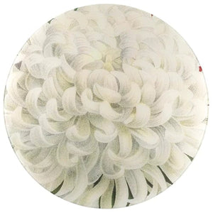 John Derian Tabletop White Chrysanthemum 16" Round