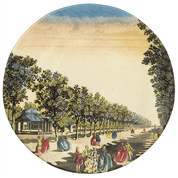 John Derian Tableware Vauxhall Gardens Dinner Plate