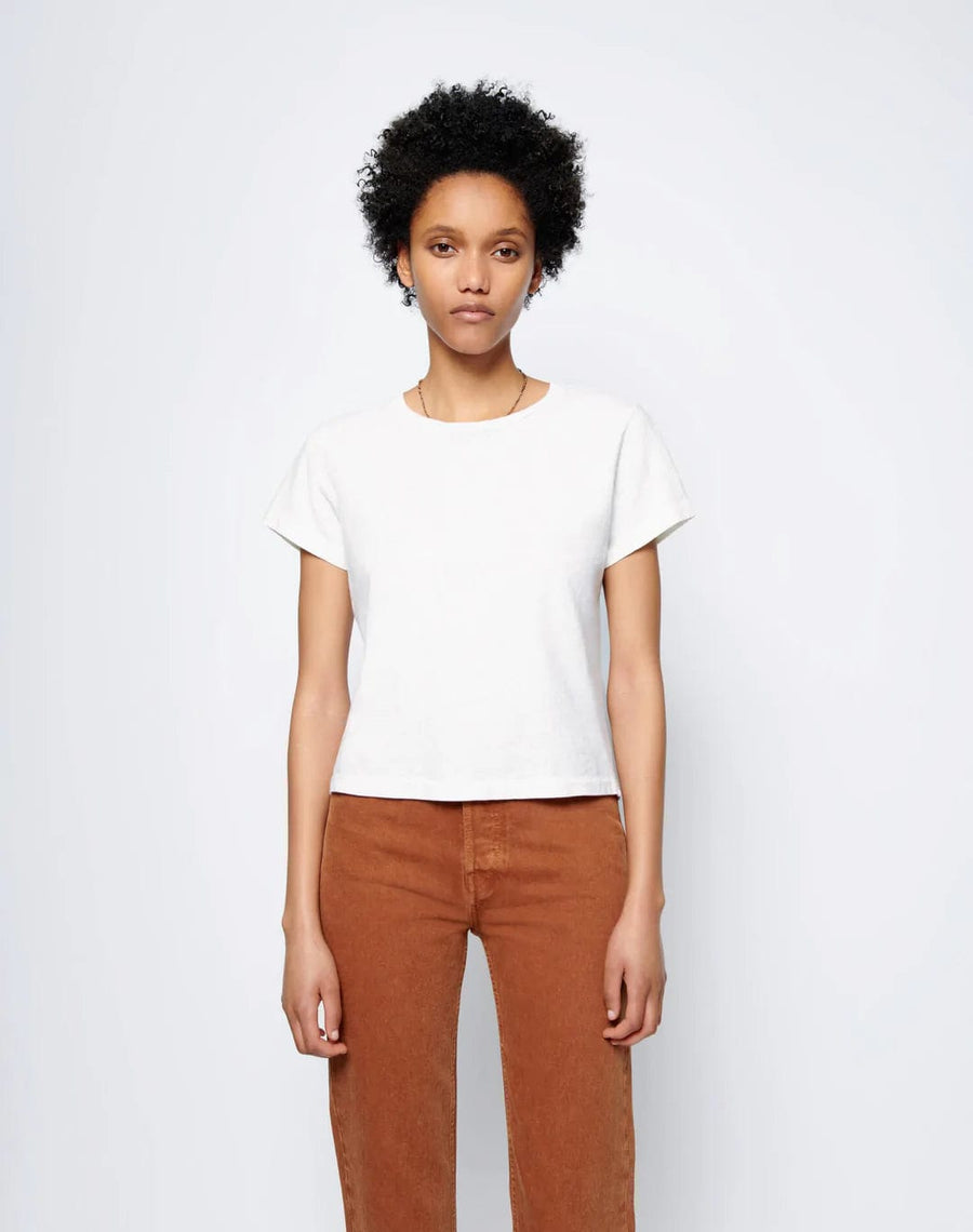 RE/DONE Tops Classic Tee - Vintage White